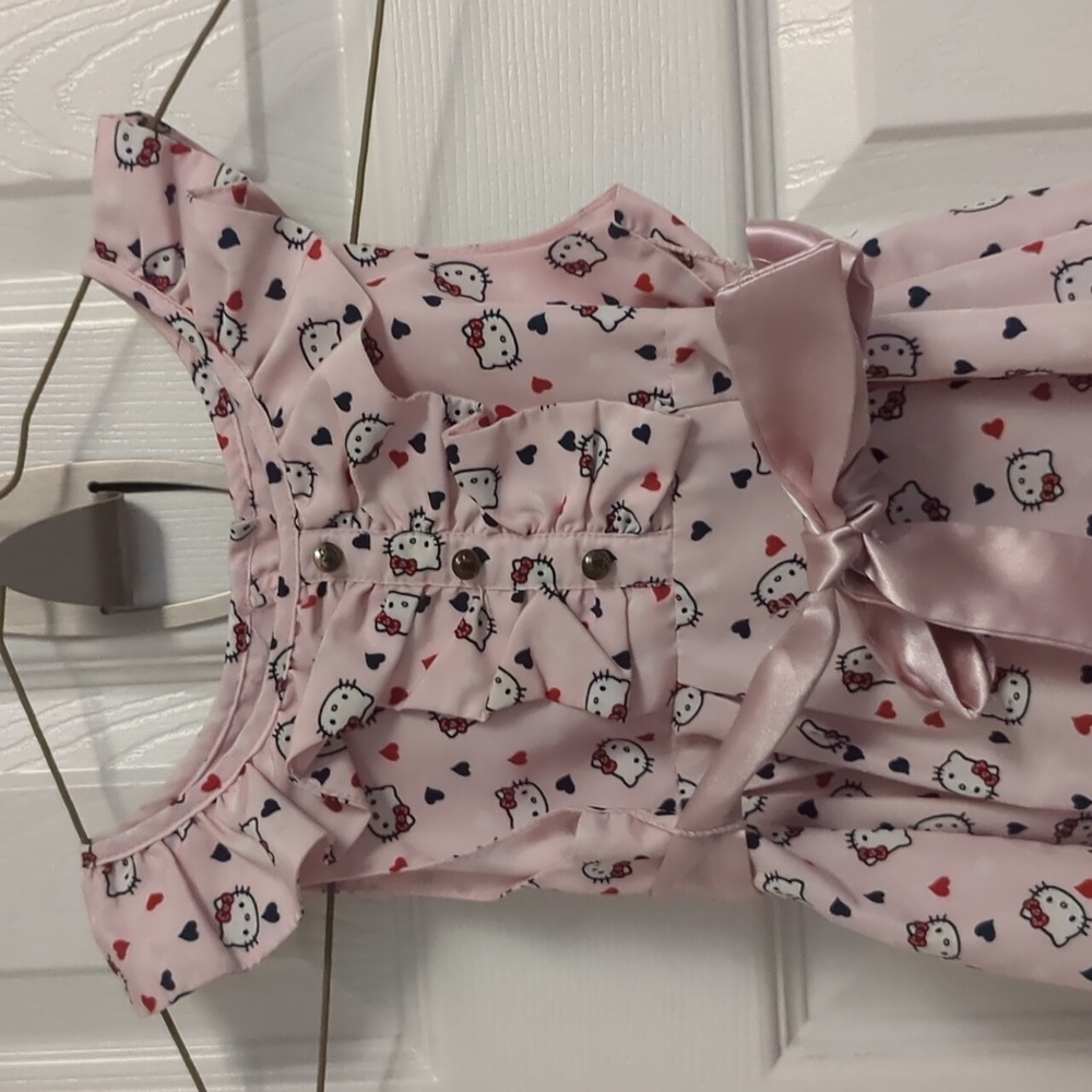 Hello Kitty Pink Ruffle Dress for Kids